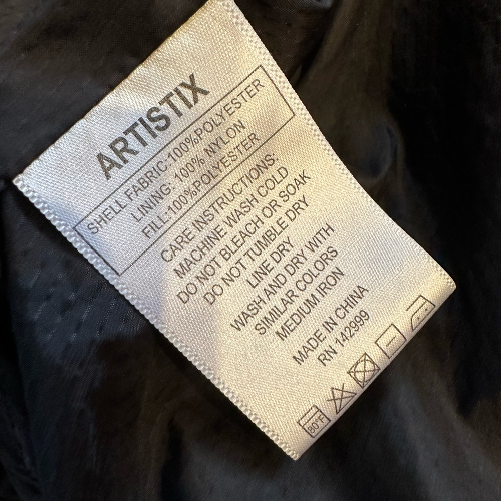 Artistix Men’s Camouflage Short Puffer Jacket ptp 27 - Picture 4 of 9